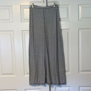 Max Studio Navy & White Stripe Maxi Dress